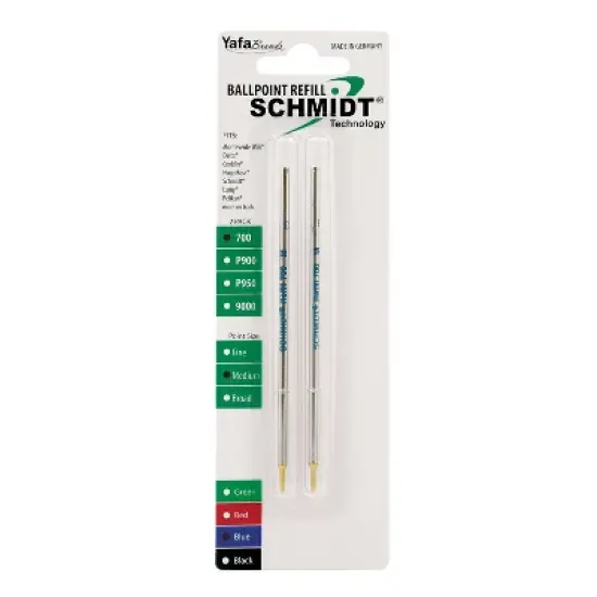 Schmidt 700 A3 Ballpoint Refill Medium Blue 2 Pack (SC58153) image {4}