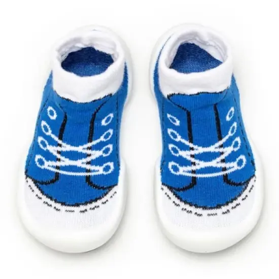 Komuello Toddler First Walk Sock Shoes - Sneakers Blue image {11}