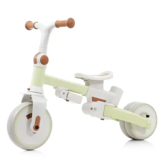 Aukfa 7-in-1 Tricycle, Foldable design, adjustable handle/seat, retractable canopy & removable pedals/guardrail, for 1-6 Years Old Boys & Girls Gift image {6}