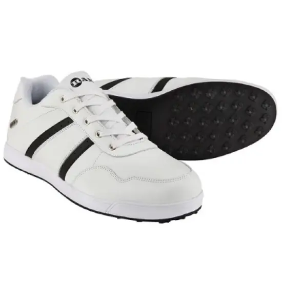 Ram FX Comfort Mens Waterproof Golf Shoes White image {4}