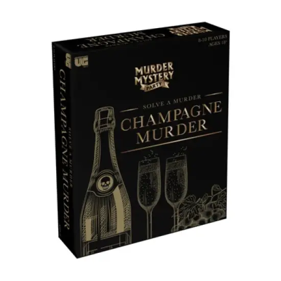 University Games Murder Mystery Party - The Champagne Murder Board Game: Problem Solving, 30-90 Min, 8+ Players image {9}