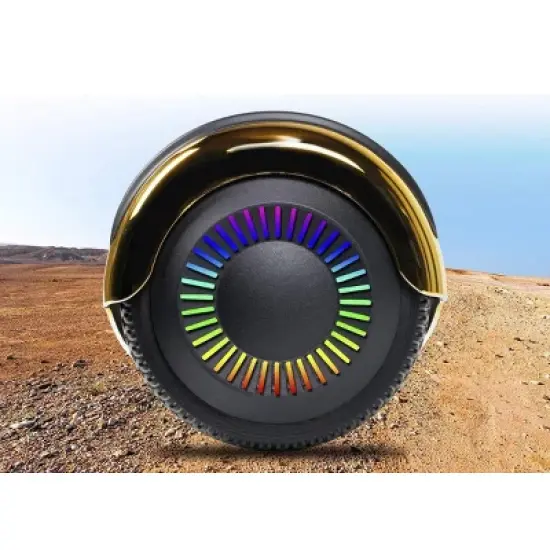 GlareWheel M3 Hoverboard LED Light Bluetooth Chrome Purple image {3}