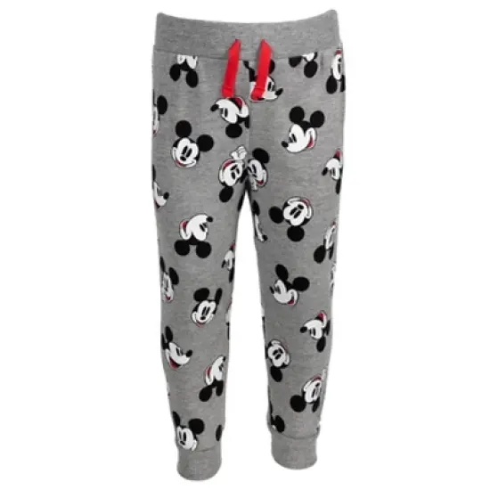 Disney Mickey Mouse Boys 2 Pack French Terry Jogger Pants Infant to Little Kid image {1}