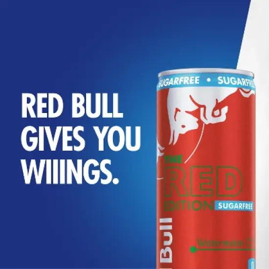 Red Bull Sugar free Red Edition Energy Drink - 12 fl oz Can image {3}