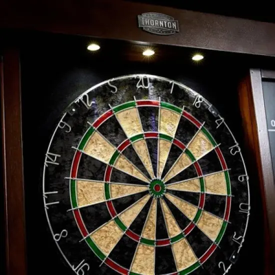Thornton 40" Dart Board Cabinet with LED Lights image {1}