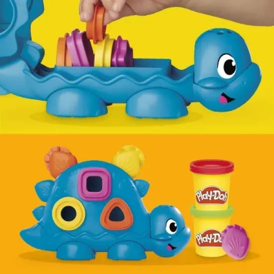 Play-Doh Starters Shapes & Colors Dino Playset -17pc image {9}