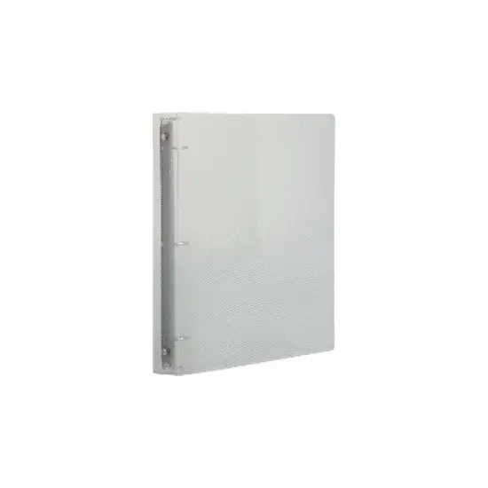 JAM Paper Plastic 1" 3-Ring Binder Clear 751T1CL image {6}