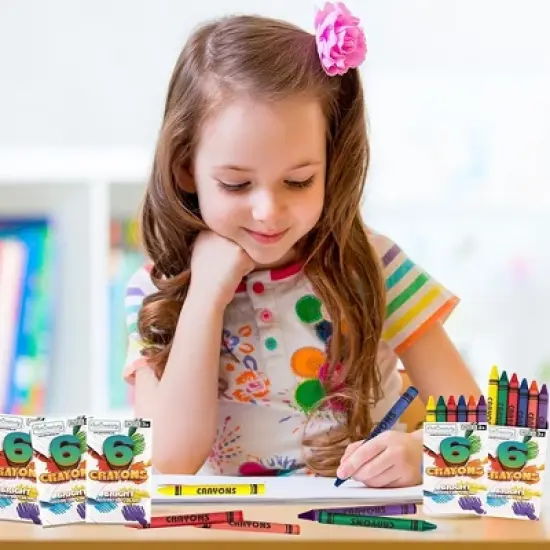 ArtCreativity Crayons Bulk Set - 150 Packs (900 Total), 6ct Boxes, Kids Art image {5}