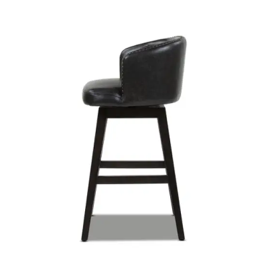 Jennifer Taylor Home Davidson 30" Swivel Low Back Bar Stool image {1}