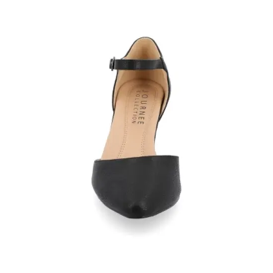 Journee Collection Womens Bettie Tru Comfort Foam Almond Toe Mid Heel Pumps image {5}
