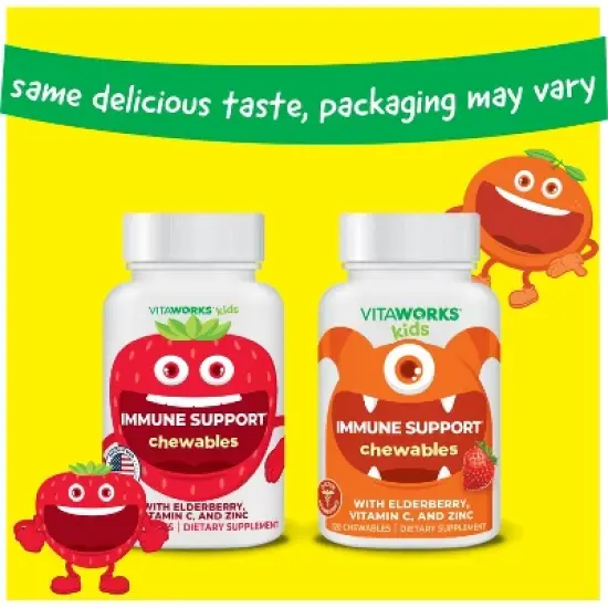 VitaWorks Elderberry + Zinc + C - Chewables - 120 ct. image {1}
