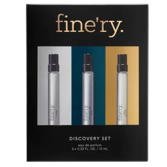 Fine'ry. Men's Eau De Travel Size Cologne Gift Set image {5}
