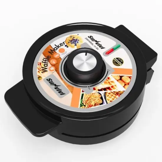 Heynemo Heart Waffle Maker: 5 Heart Shaped Waffle Iron with Adjustable Temperature Control, Nonstick Waffle Machine with Indicator Light image {2}