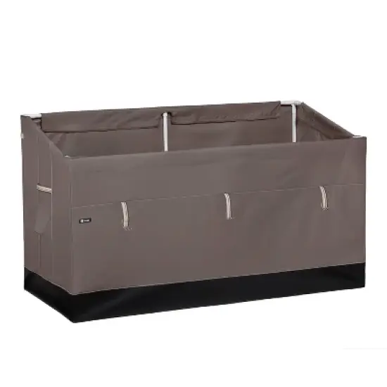 Classic Accessories 162 gal Ravenna Water-Resistant Steel Deck Box Beige image {7}
