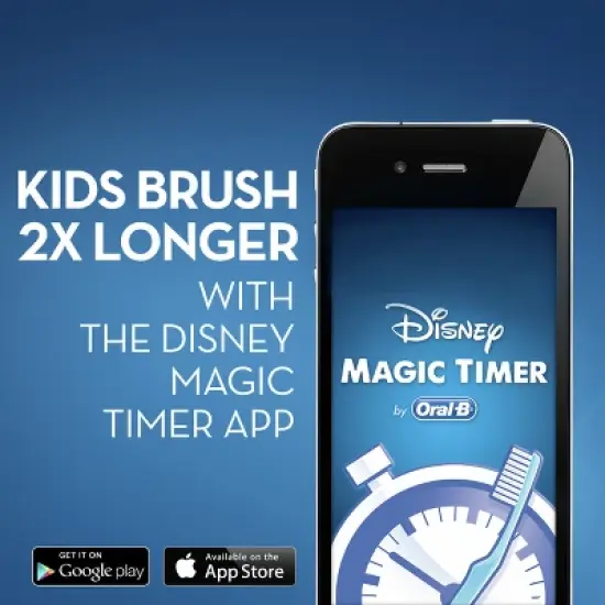 Oral-B Kids' Battery Powered Featuring Disney Princess Toothbrush - Soft image {4}