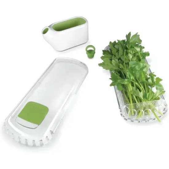 Prepara Herb Savor Deluxe Fresh Herb Keeper - BPA Free Plastic - Plant Hydration Container Prolongs Freshness Up to 3 Weeks, Dishwasher Safe (2-Pack) image {2}