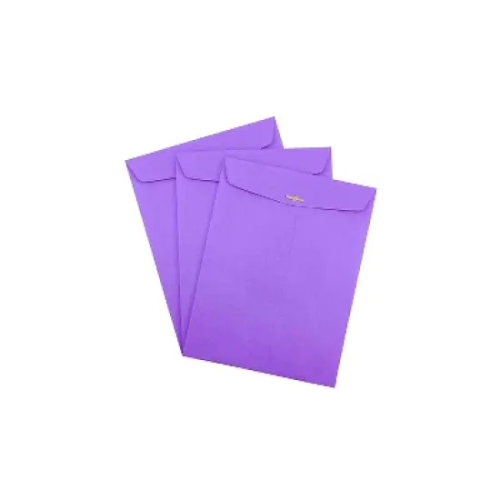 JAM Paper 10x13 Open End Catalog Colored Envelopes w/Clasp Closure Ppl Recycle V0128182 image {2}