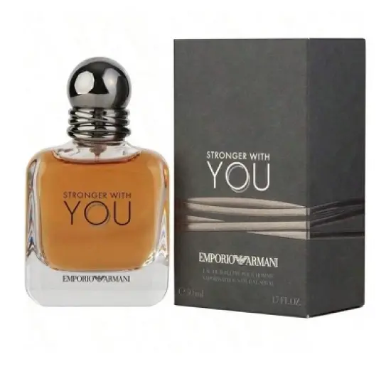 Emporio Armani Stronger With You By Giorgio Armani Men Cardamom, Pink Pepper, Sage, Melon, Vanilla Edt Spray 1.7 Oz image {1}