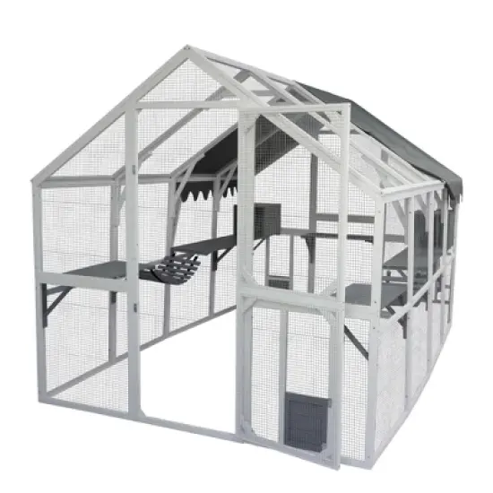Large Catio Outdoor Indoor Cat Enclosure image {12}