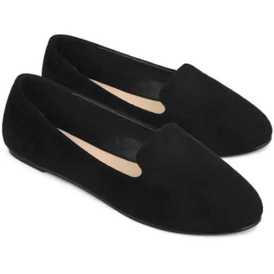Allegra K Women's Round Toe Slip on Ballet Flats Shoes image {7}