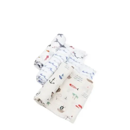 Little Unicorn Cotton Muslin Swaddle Blanket - 3pk image {14}