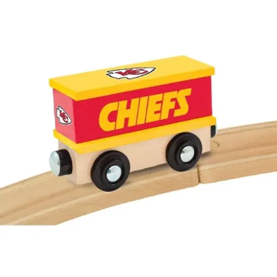 MasterPieces Wood Train Box Car - NFL Kansas City Chiefs image {3}