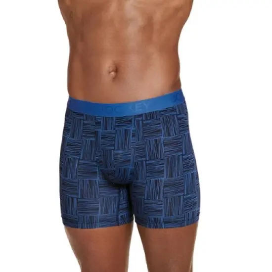 Jockey Men Lightweight Travel Microfiber 5" Boxer Brief image {3}