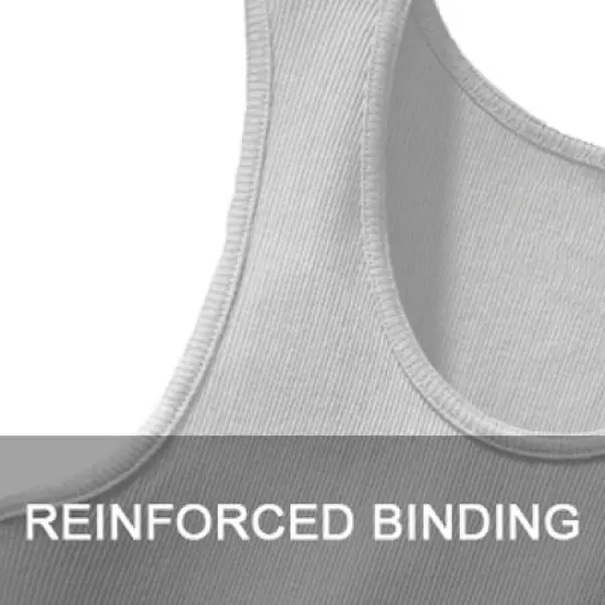 Blu Rock Men's  Ribbed Classic Tank Tops &ndash; 5 Pack image {3}