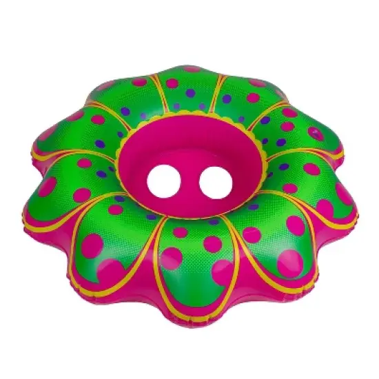 Poolmaster Swimming Pool Inflatable Flower Baby Rider Float - Pink image {9}