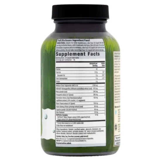 Irwin Naturals Men's Steel Libido Peak Testosterone Softgels - 75ct image {3}