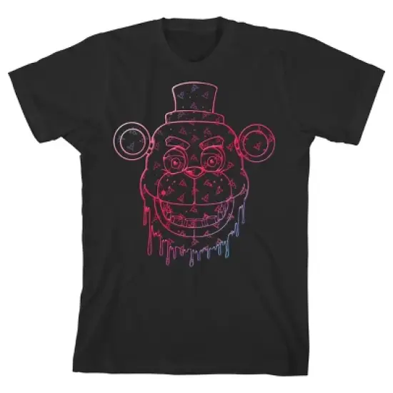 Five Nights at Freddy's Shadow Freddy Boy's Black T-shirt image {4}