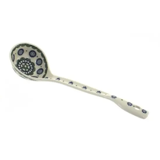 Blue Rose Polish Pottery 560 Ceramika Artystyczna Soup Ladle image {3}