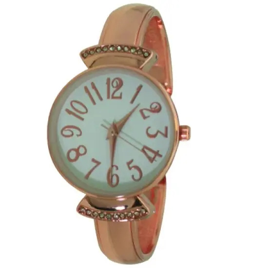 Olivia Pratt Every Day Large Numbers Dial Metal Bangle Watch image {7}