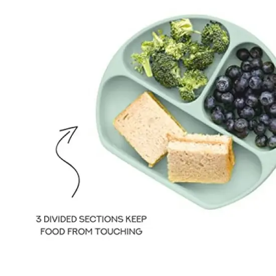 Simka Rose Silicone Suction Plate for Baby and Toddler image {2}