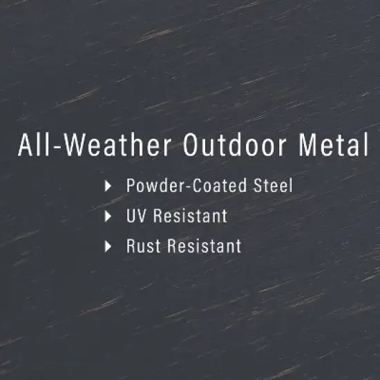 HomeStock Kaplan Outdoor Metal Table image {10}