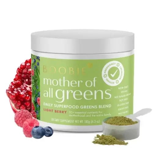 Boobie Mother of All Greens Supplement Powder - 30ct image {9}