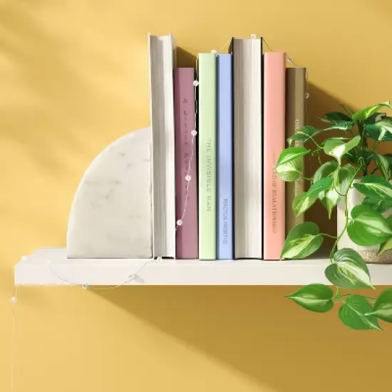 Cracked Orb Fairy String Lights White - Room Essentials&trade;: LED Indoor Decor, USB & Battery Powered, 14ft Length image {2}