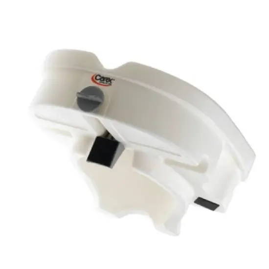 Carex E-Z Lock Locking Raised Toilet Seat - White image {3}