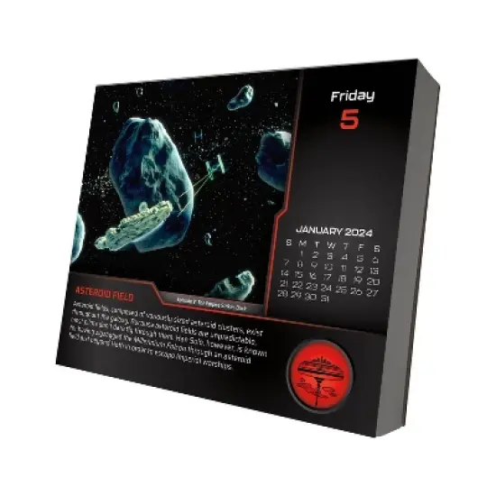 Trends International Inc. 2024 Daily Desk Calendar 4.25"x5" Star Wars: Saga image {1}
