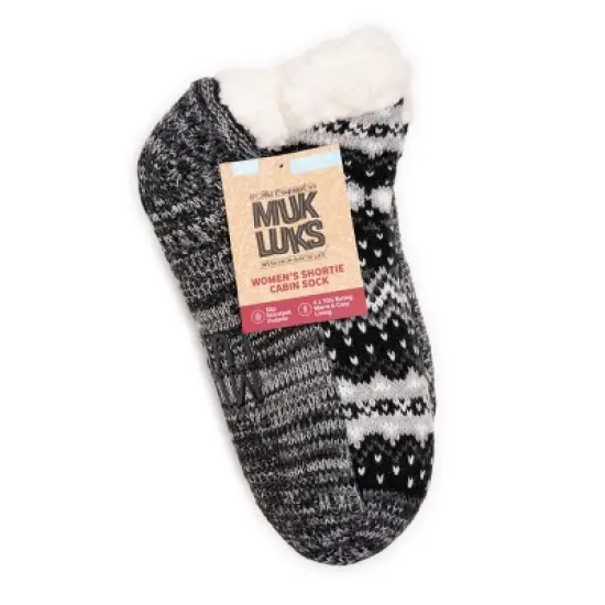 MUK LUKS Women's 2 Pack Short Cabin Sock image {2}