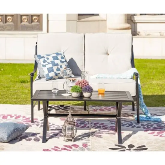2pc Outdoor Conversation Set -  Patio Festival
 image {7}