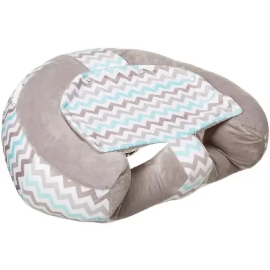 The Original Hugaboo HUG4185 Infant Sitting Chair, Blue Chevron image {4}