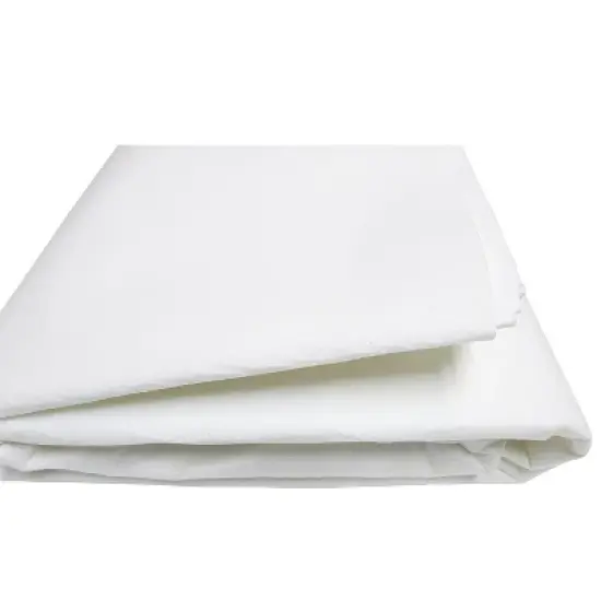 Horizon Ventures 24 Foot Round Water Resistant Polyester Pre-Cut Underpad Above Ground Pool Installation or Liner Replacement, White image {1}