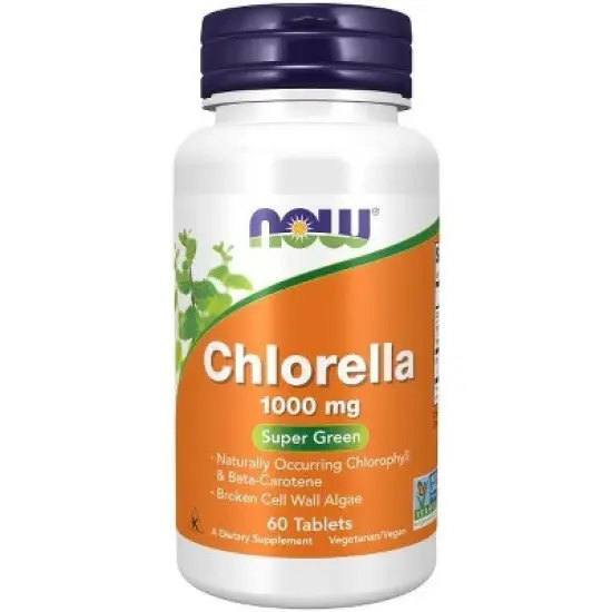 Chlorella 1000mg by Now Foods  -  60 Tablet image {3}