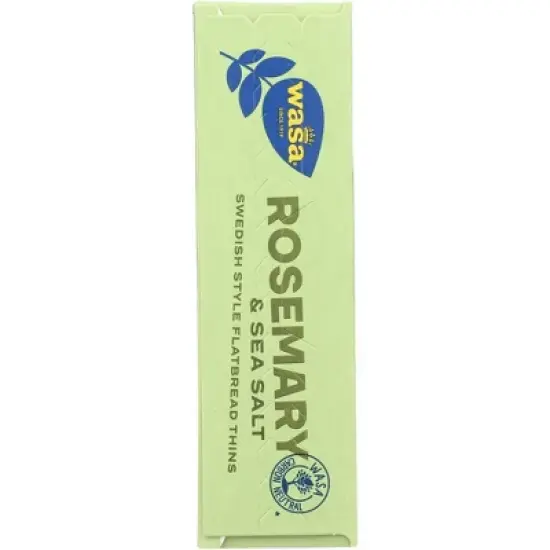 Wasa Rosemary & Sea Salt Flatbread Thins - Case of 10/6.7 oz image {4}