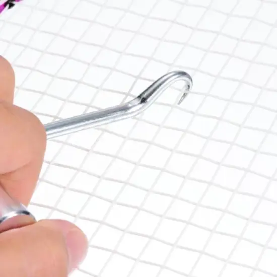 Unique Bargains Stainless Steel Badminton Squash Tennis Racket String Assistance Puller Silver Tone image {3}