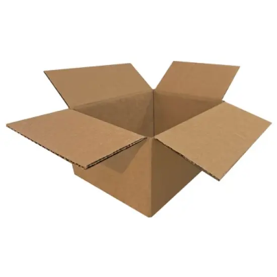 UOFFICE Bulk Pack of 50 Corrugated Boxes 14" x 10" x 6" - Single Wall Shipping Boxes image {6}