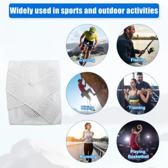 Unique Bargains Knee Brace Compression Sleeve with Side Stabilizers Breathable Adjustable for Men Women 1 Pcs image {1}