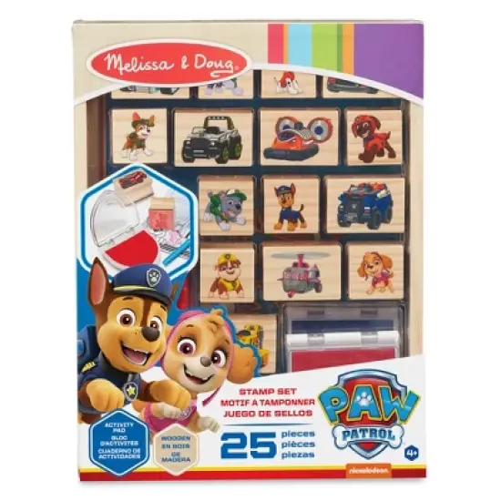 Melissa & Doug PAW Patrol Wooden Activity Stamp Set image {1}