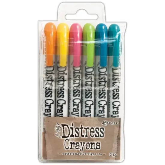 Tim Holtz Distress Crayon Set-Set #1 image {1}
